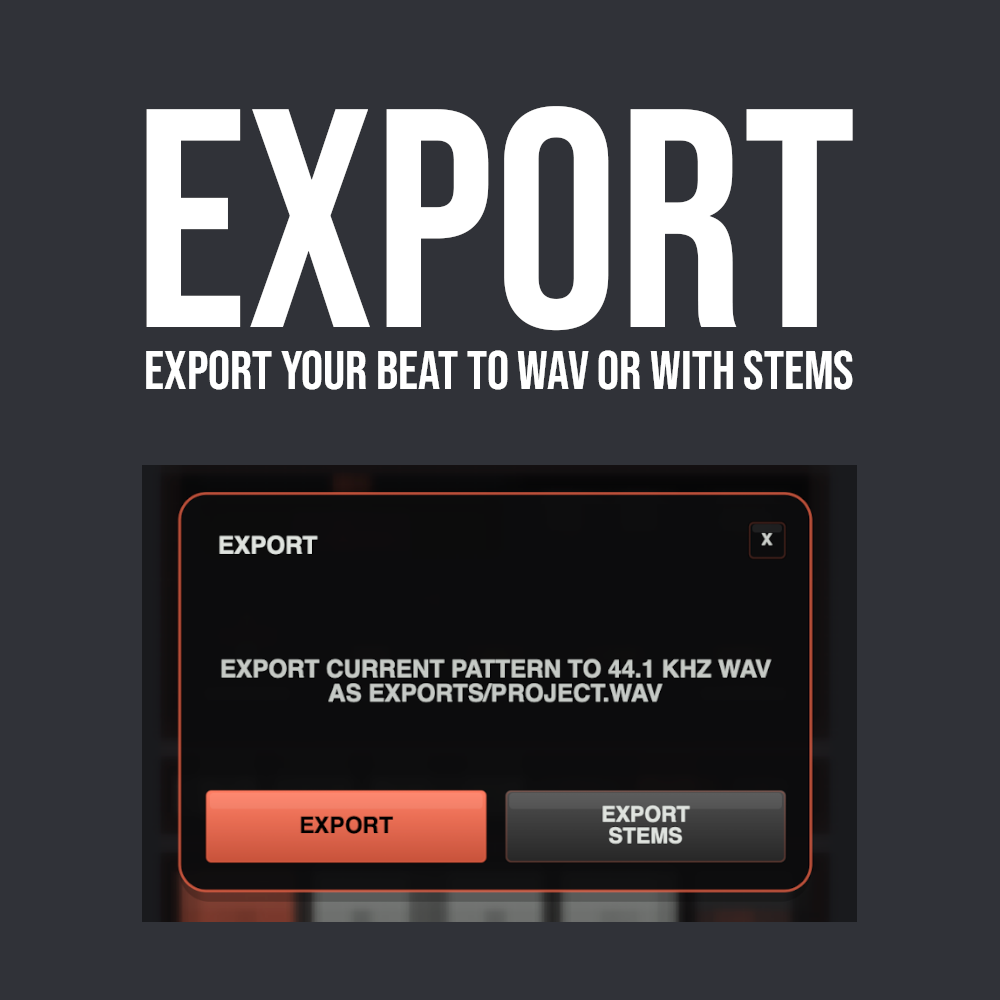Export workflow in VU202